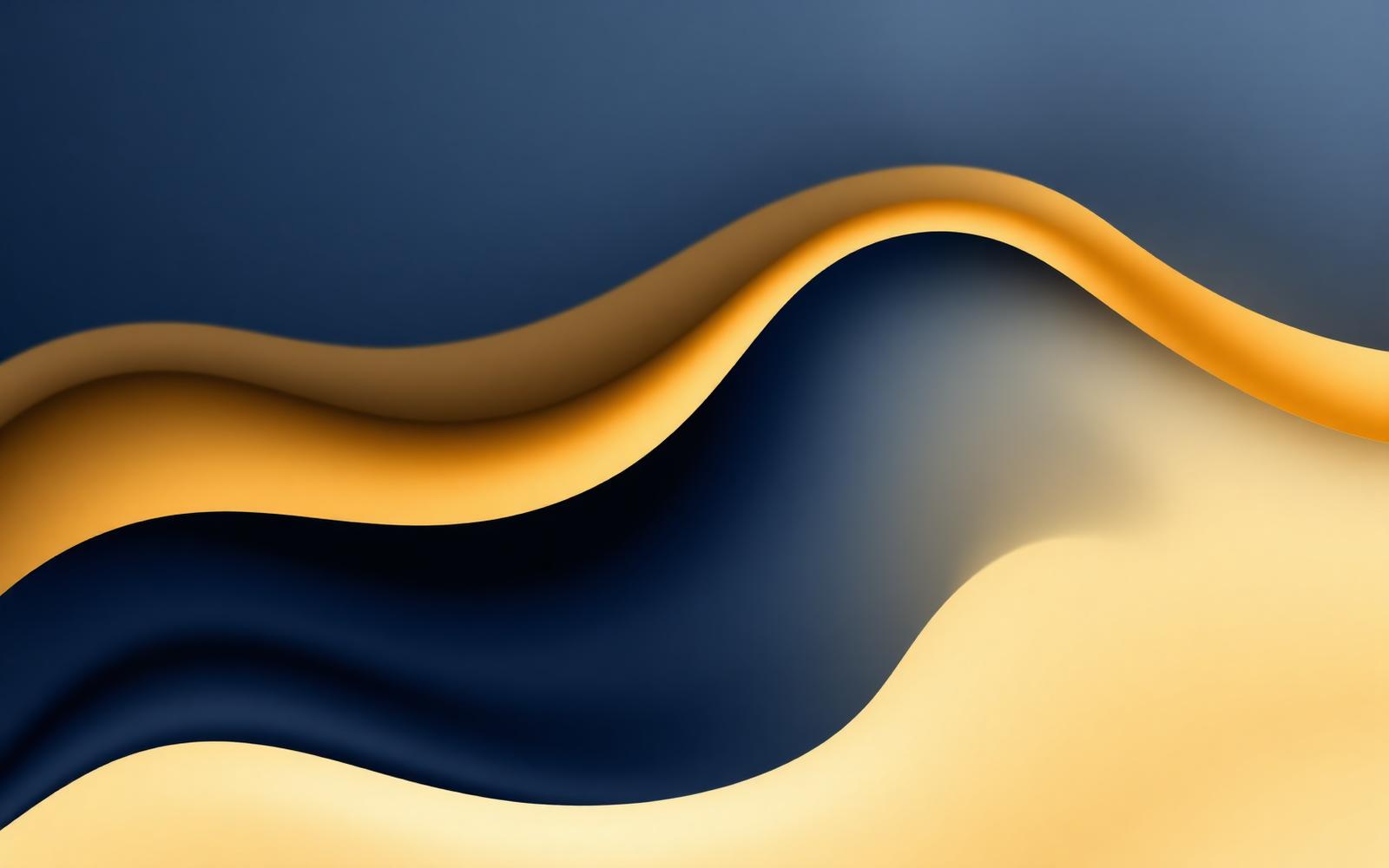 Adcelerate — abstract navy and gold waves representing brand momentum